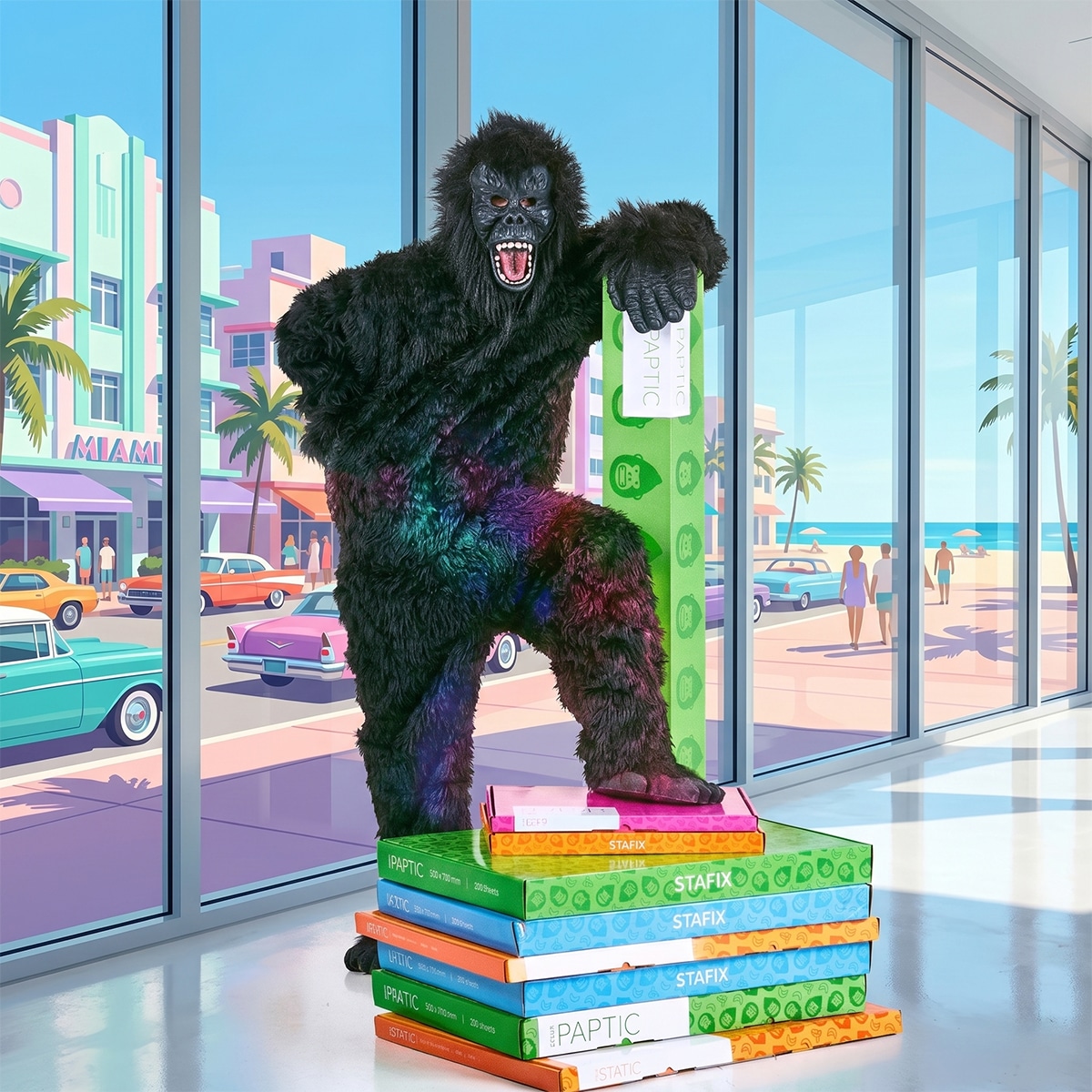 Residue-free window graphics materials from Stafix