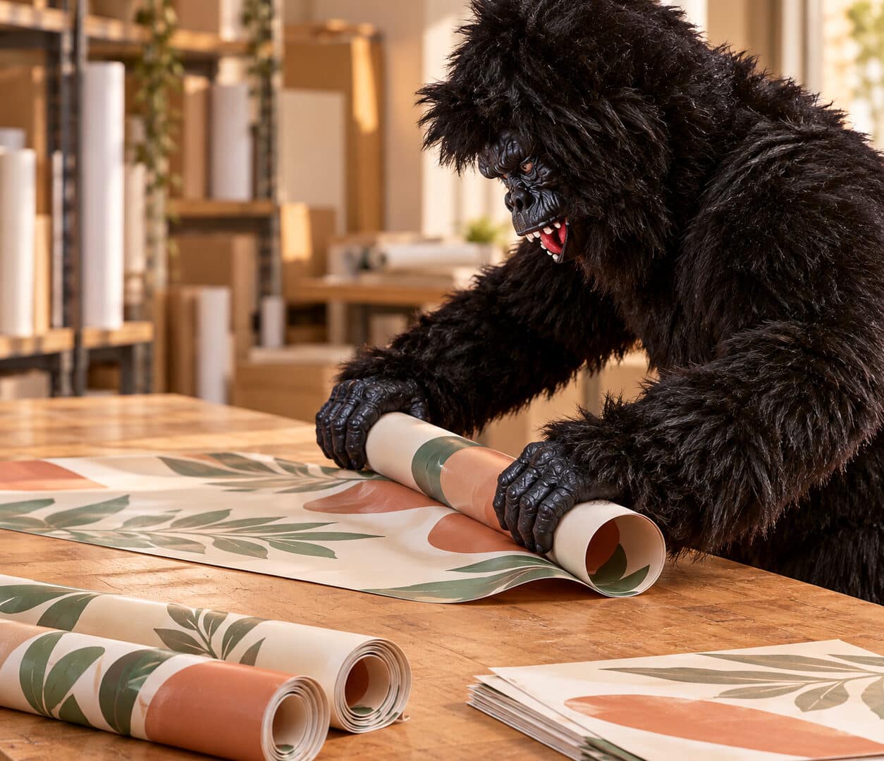 gorilla print afterlife